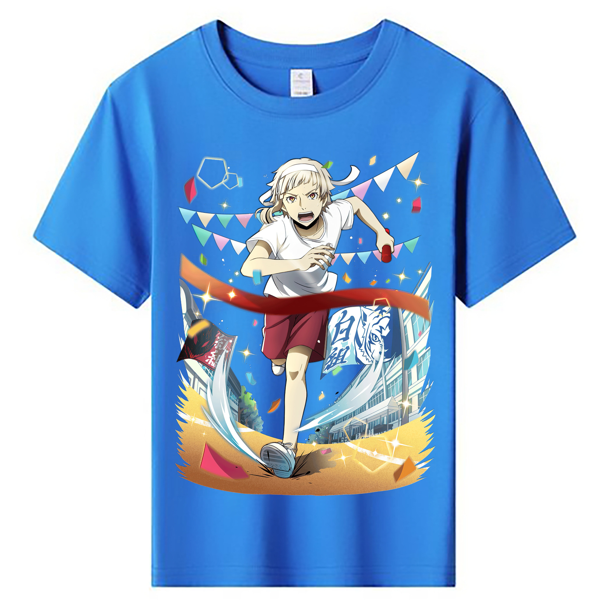 （画像用） 文豪ストレイドッグス Bungo Stray Dogs 綿100％キッズTシャツ（フロントプリント）